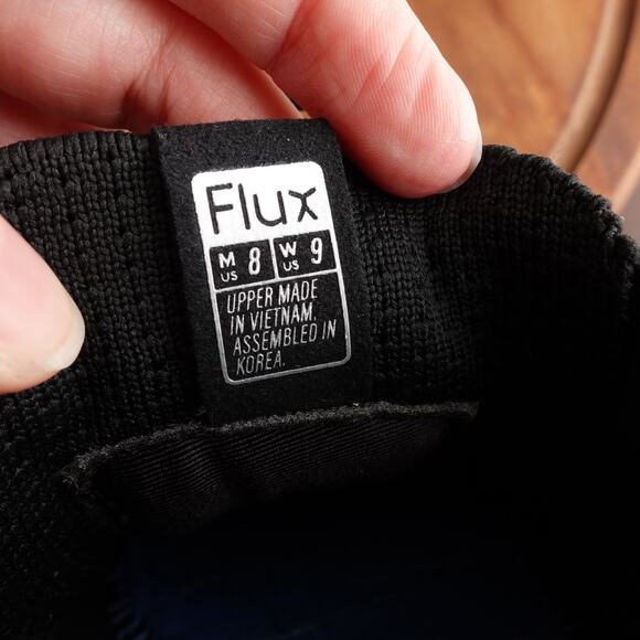 Flux Sneakers Unisex Size M8 W9 BLK Blue Camo Adapt Trainer Knit Athletic Shoes main image 11